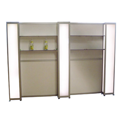 Leuchtstellwand Leuchtregal Jena