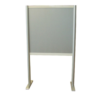 Systemstellwand R8 mit Holzfu